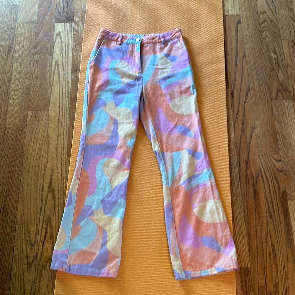 Peppermayo straight leg crop jeans.